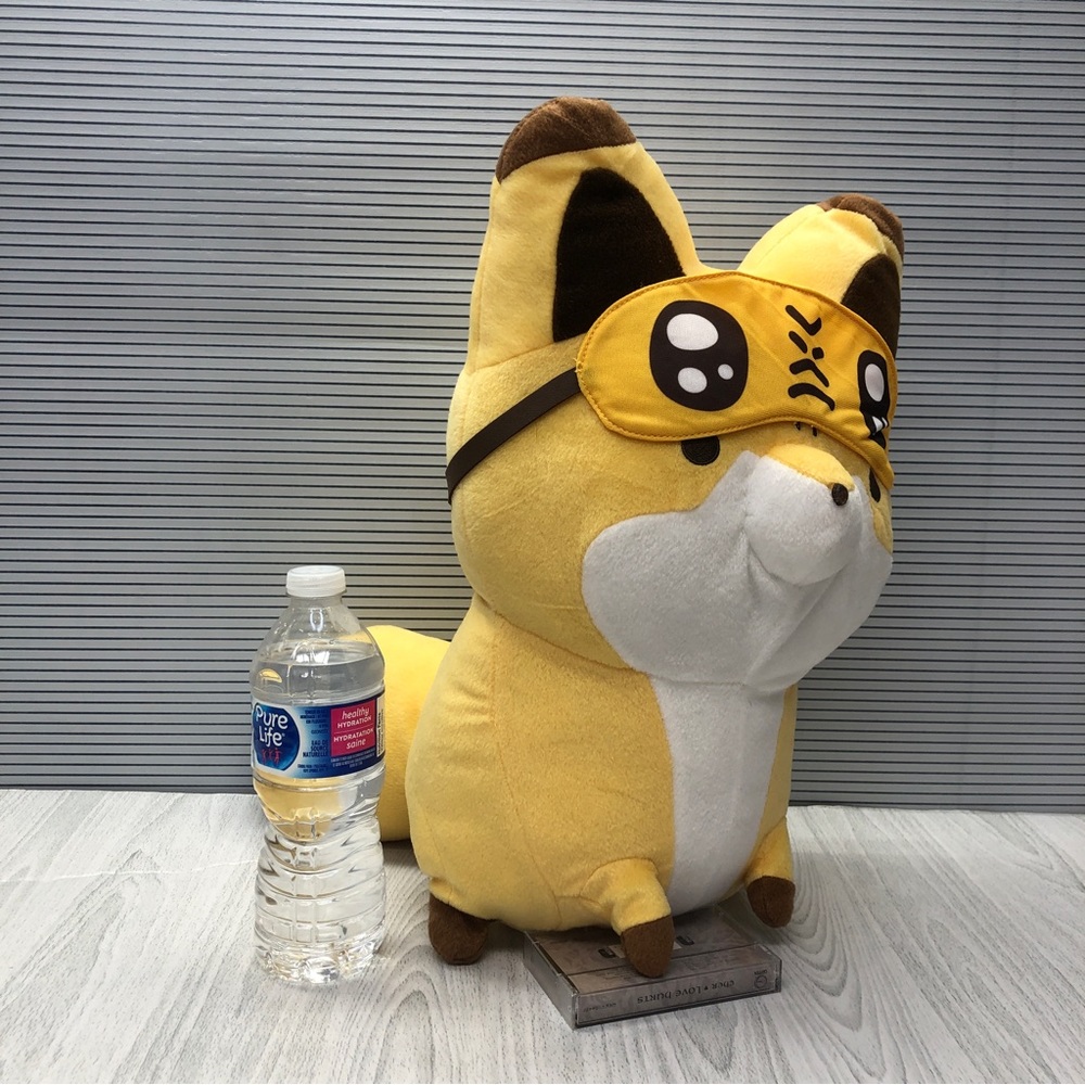 Bandai Spirits Plush Stuffed Toy Cute-Fox with eye mask- In very good condition.